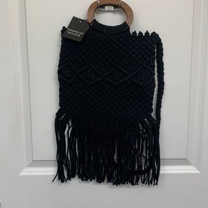 Danielle Nicole macrame bag. NEW WITH TAGS